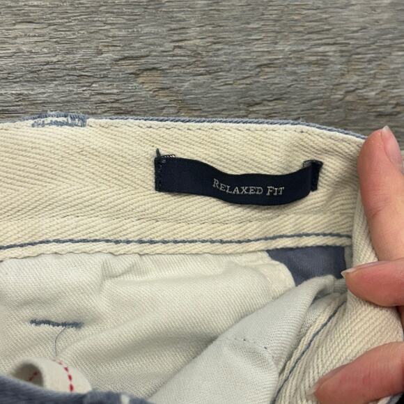 Polo Ralph Lauren Shorts Dusty Blue Mens 33x9 Relaxed Flap Pocket Golf Vintage - Picture 4 of 13